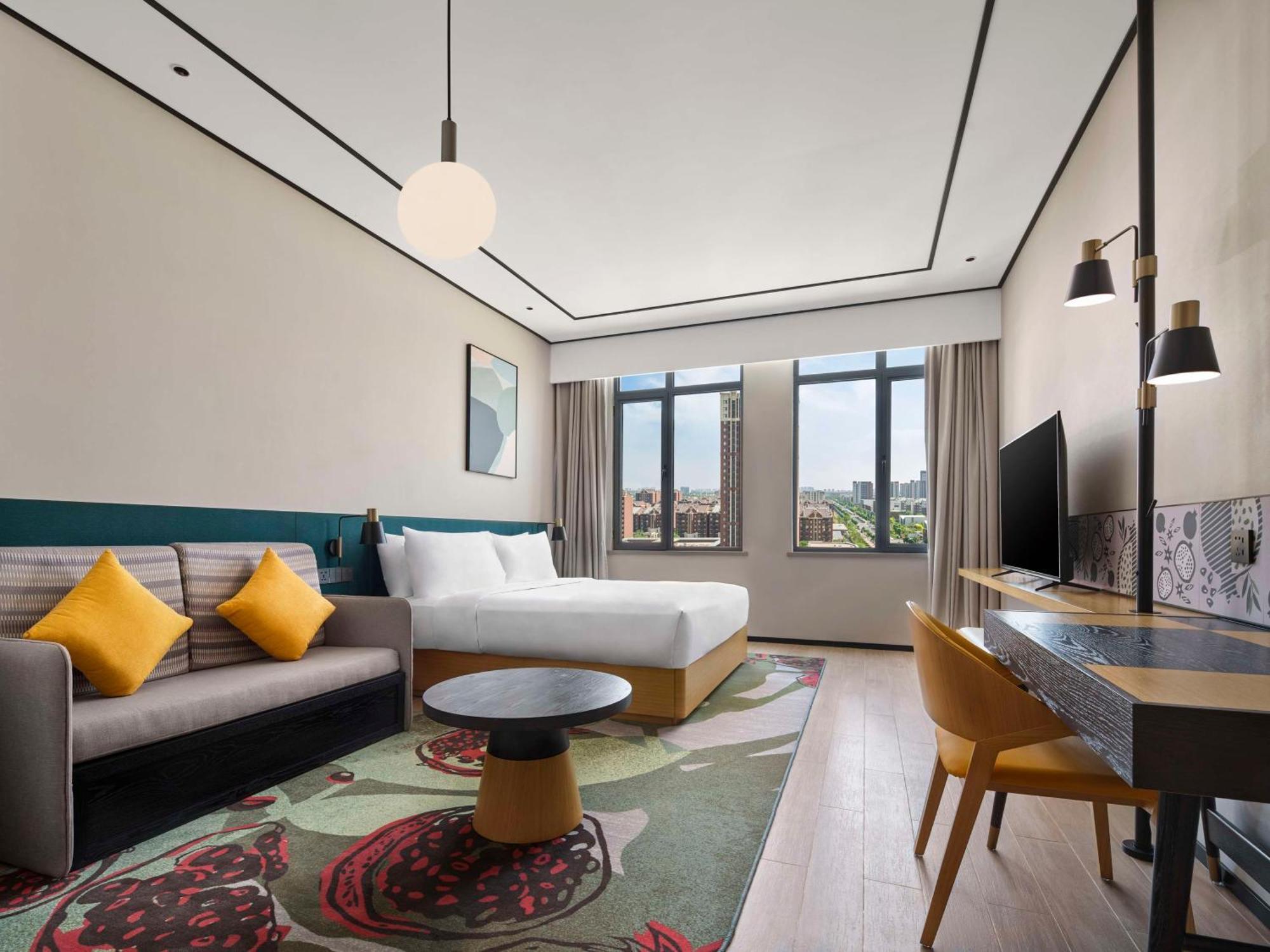 Hilton Garden Inn Tianjin Huayuan Exteriör bild